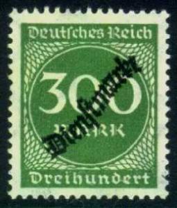 Germany #O026 (O26) Official - Numeral, Unused (0.20)