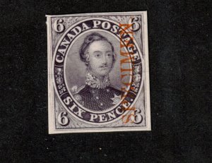 Canada #2TCv Very Fine Proof On Card