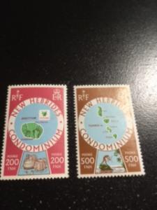 New Hebrides British sc 249,250 MVLH