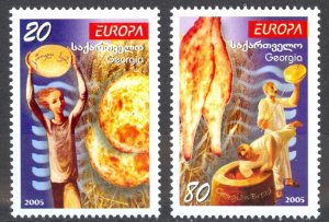 Georgia Sc# 363-364 MNH 2005 Europa