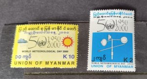 Myanmar The 50th Anniversary of World Meteorological Organization