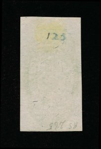 EXCEPTIONAL SCOTT #RS265b PRIVATE DIE MEDICINE ED WILDER PRINTED ON SILK PAPER