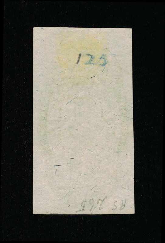 EXCEPTIONAL SCOTT #RS265b PRIVATE DIE MEDICINE ED WILDER PRINTED ON SILK PAPER