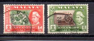 Malaya - Selangor 111-112 used