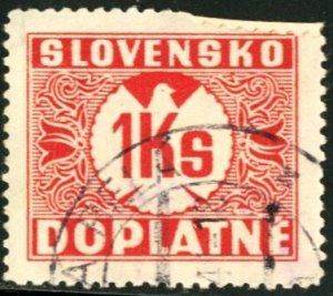 SLOVAKIA - #J8 - USED - 1939 - SLOVA026