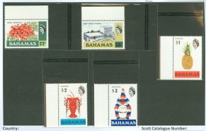 Bahamas #326-330 Mint (NH)