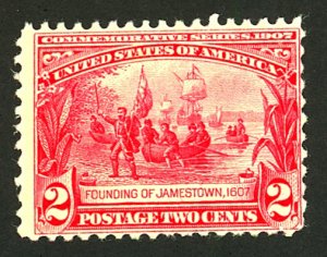 U.S. #329 MINT OG LH