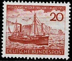 Germany 1952, Sc.#690 MNH Heligoland