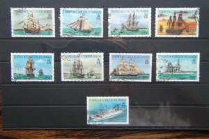 Turks & Caicos Islands 1983 Ships values to $2 Used