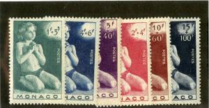 MONACO B85-B90 MNH SCV $4.10 BIN $2.50 RELIGION