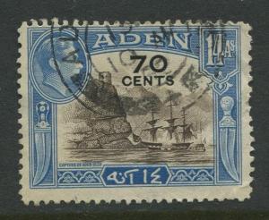 STAMP STATION PERTH Aden #42 - KGVI Definitive Overprint 1951 Used CV$1.60.