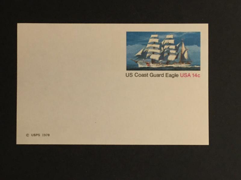 US SC# UX76 US COAST GUARD EAGLE Post Card MNH