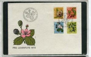 SWITZERLAND; 1973 early Pro Juventute FDC Cover fine used item