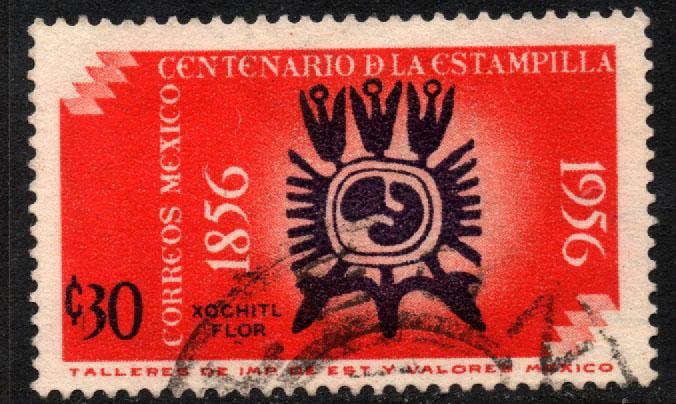 MEXICO 893, 30c Centenary of 1st postage stamps. Used (1085)