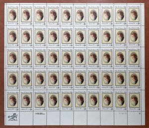 Scott 1926 EDNA ST.  VINCENT MILLAY Sheet of 50 US 18¢ Stamps MNH 1981