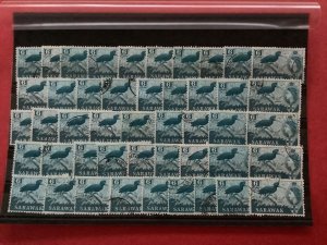 Sarawak 1953 Malabar Pied Hornbill Used  Stamps  R50545