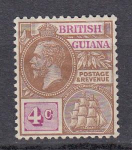 British Guiana - 1913 KGV 4p Sc# 180 - MH (2160)