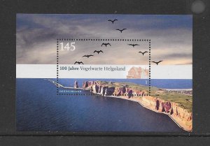 BIRDS - GERMANY #2569 BIRD STATION S/S MNH