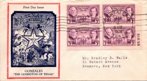 1936 MARCH 2 TEXAS #776 FIRST DAY 1ST REID-CAWOOD CACHET  ( Postal History ),...