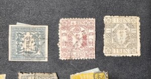 Japan Old Stamps Rare The Best.. Nice Lot Old #1188 Mint And Used. 1872 And On..