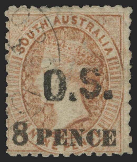 Australia / South Australia Scott O41B Variety Gibbons O26 Used Stamp