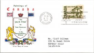 Canada 1967 FDC - Paintings Of Canada, Jack Pine - Ottwa, Ont - J3925