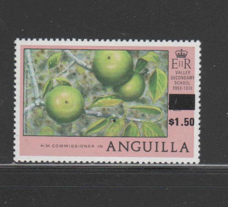 ANGUILLA #321  1978 1.50 ON 2.50  FRUIT     MINT VF NH  O.G