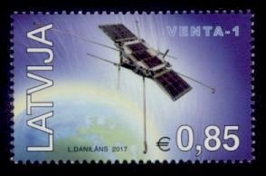 Latvia Sc# 974 MNH Venta-I Satellite