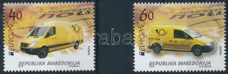 Macedonia stamp Europa CEPT Postal vehicles set 2013 MNH WS221044