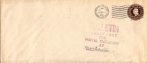 United States U.S. Postal Stationery 1 1/2c Washington Circular Die Envelope ...