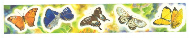 Samoa (Western Samoa) #996   (Butterflies)