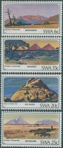 South West Africa 1982 SG398-401 Mountains set MLH