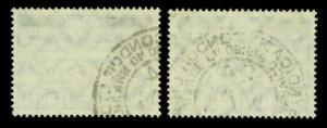 BRAZIL 1930 AIRMAIL -  Graf Zeppelin  surcharged set  Sc# 4CL4-5  used VF - R