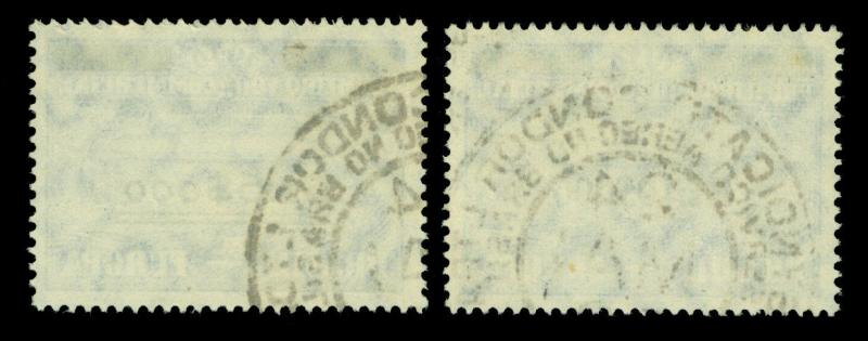 BRAZIL 1930 AIRMAIL -  Graf Zeppelin  surcharged set  Sc# 4CL4-5  used VF - R