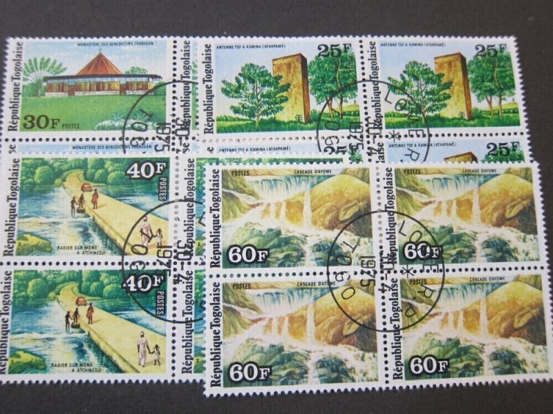 Togo 1975 Sc 899-902 CTO BLK(4) set FU