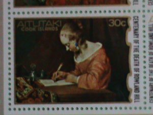 AITUTAKI -COOK ISLAND STAMP:1990-SC#1038 CENTENARY OF THE DEATH OF ROWLAND HILL-