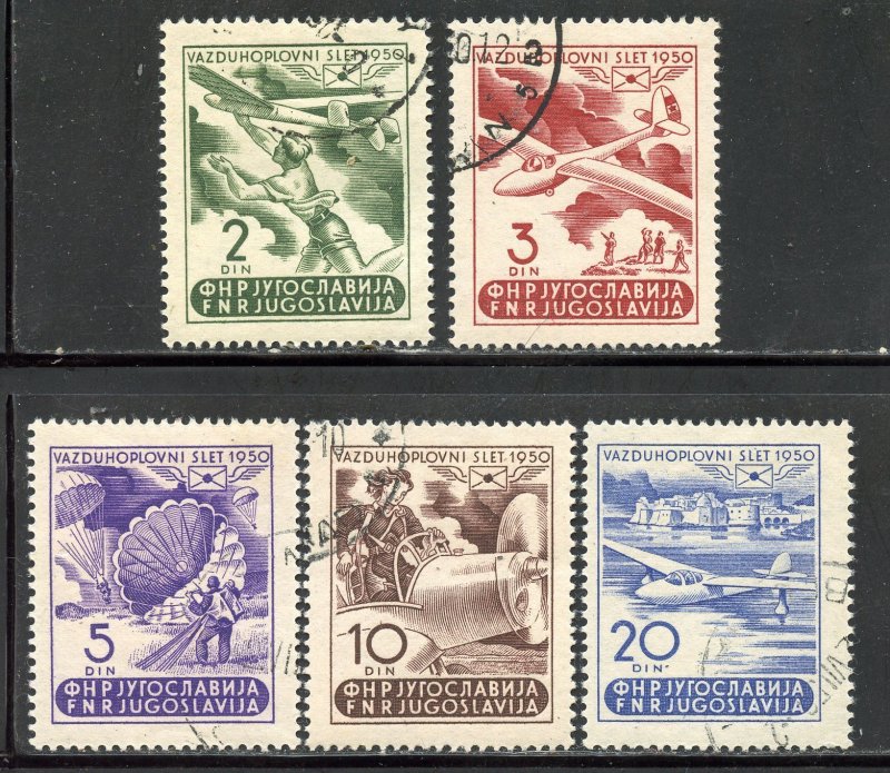 Yugoslavia # 295-99, Used.