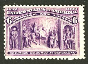 U.S. #235 MINT OG LH