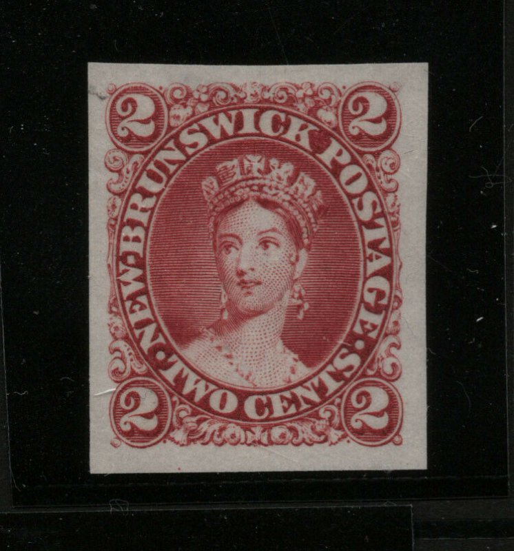 New Brunswick #7TC Extra Fine Proof In Rose On India Paper