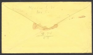 Doyle's_Stamps: Meadow Lake, Nevada County, CAL Postal History - Cover