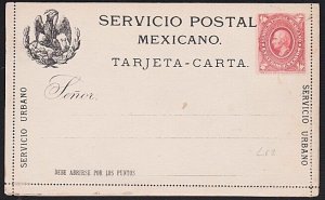 MEXICO Early lettercard - unused...........................................a4656