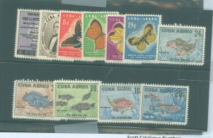 Cuba #608-9/C185-91/E26-27 Mint (NH) Single (Complete Set) (Animals) (Butterflies)