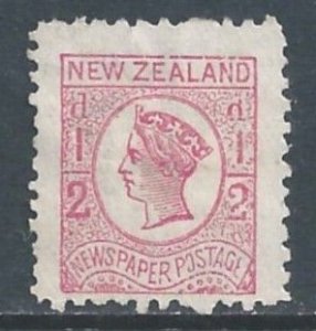 New Zealand #P3b Mint No Gum Queen Victoria - Wmk. 64 - Perf 12