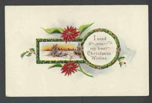 1912 PPC*  Xmas Card W/Label Unposted 