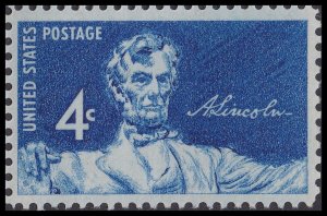 US 1116 Statue in Lincoln Memorial 4c single MNH 1959