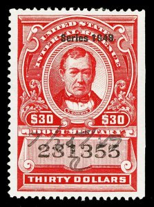 Scott R505 $30.00 1948 Dated Red Revenue Used VF Cat $35