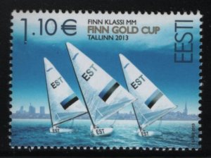 Estonia 2013 MNH Sc 736 1.10E Finn Class Sailing World Championships, Tallinn