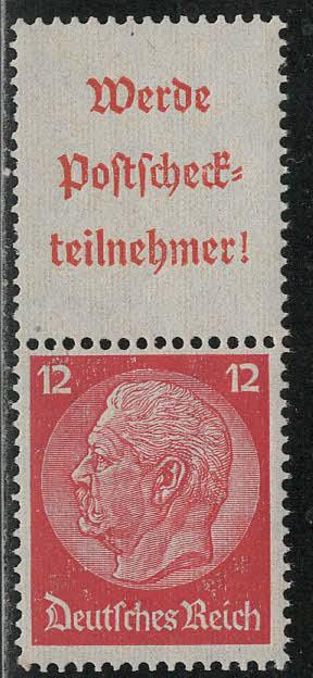 Germany Scott # 422, label A16.2, mint nh, se-tenant, Mi# S203