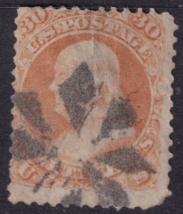 #71 Used, Fine, Crease, small tear (CV $250 - ID33545) - Joseph Luft