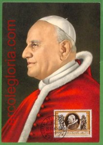 32684 - VATICAN - MAXIMUM CARD - 1963 - religion-